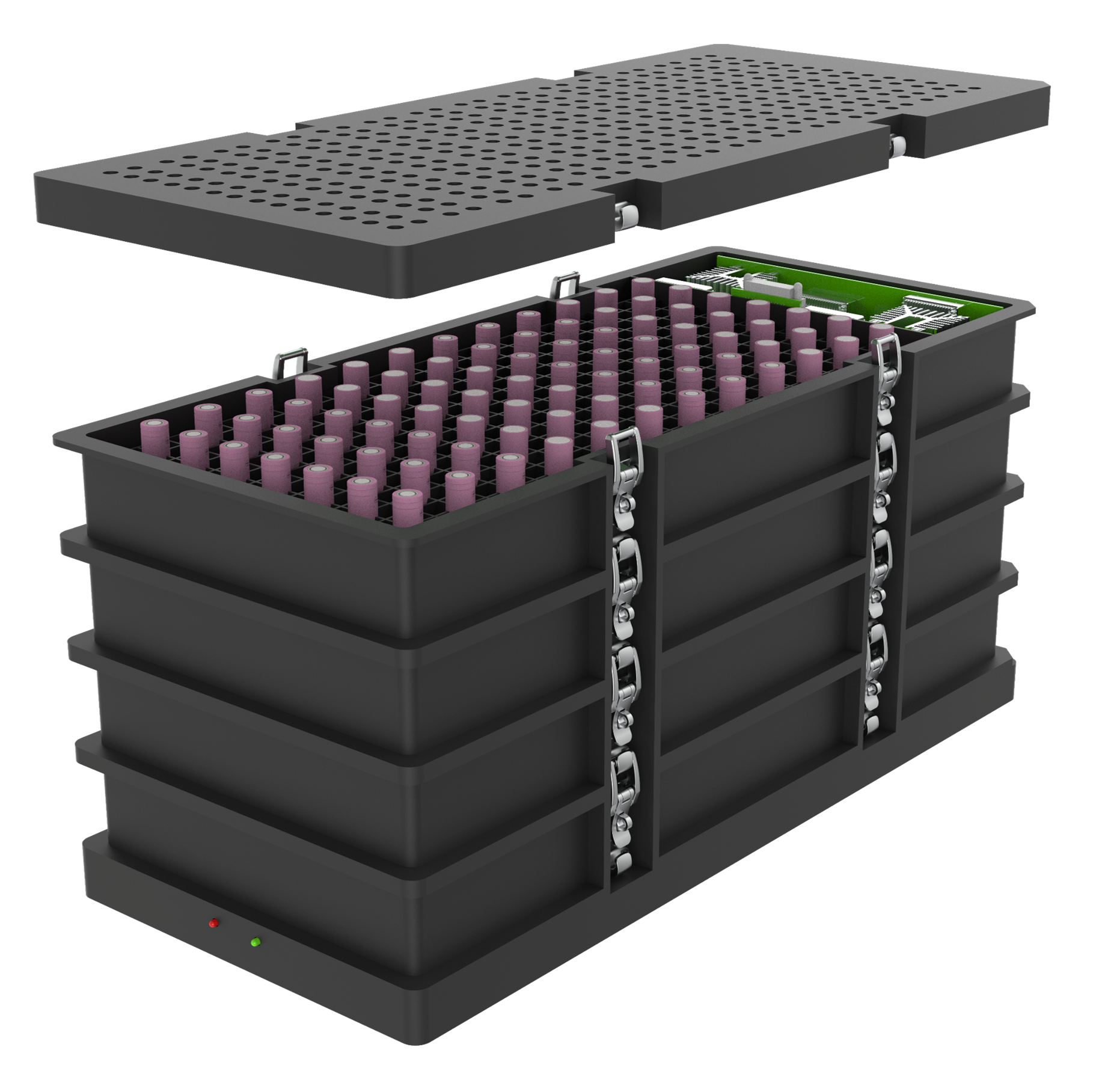 Formation battery tray