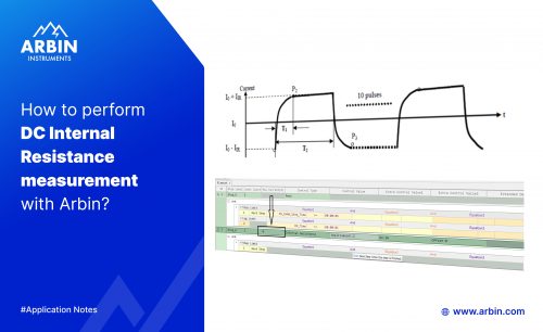 web how to perform dc internal resistance measurement with arbin