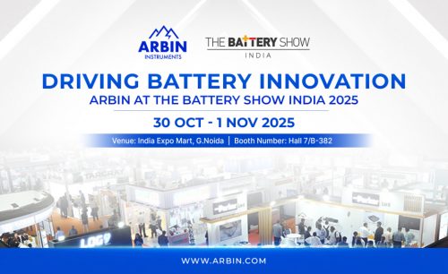 web driving battery innovation arbin at the battery show india 2025