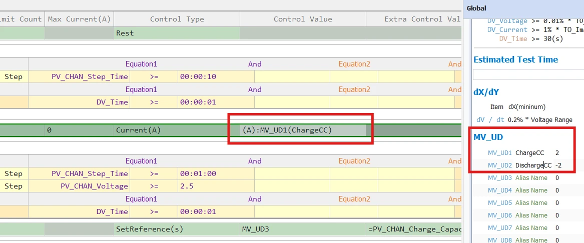 application examples of user defined metavariables mv ud 6
