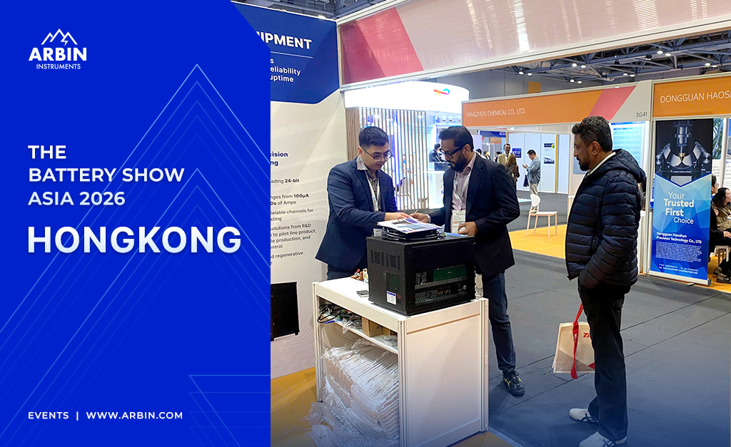 web arbin showcases advanced battery testing solutions at the battery show asia 2026 in hong kong
