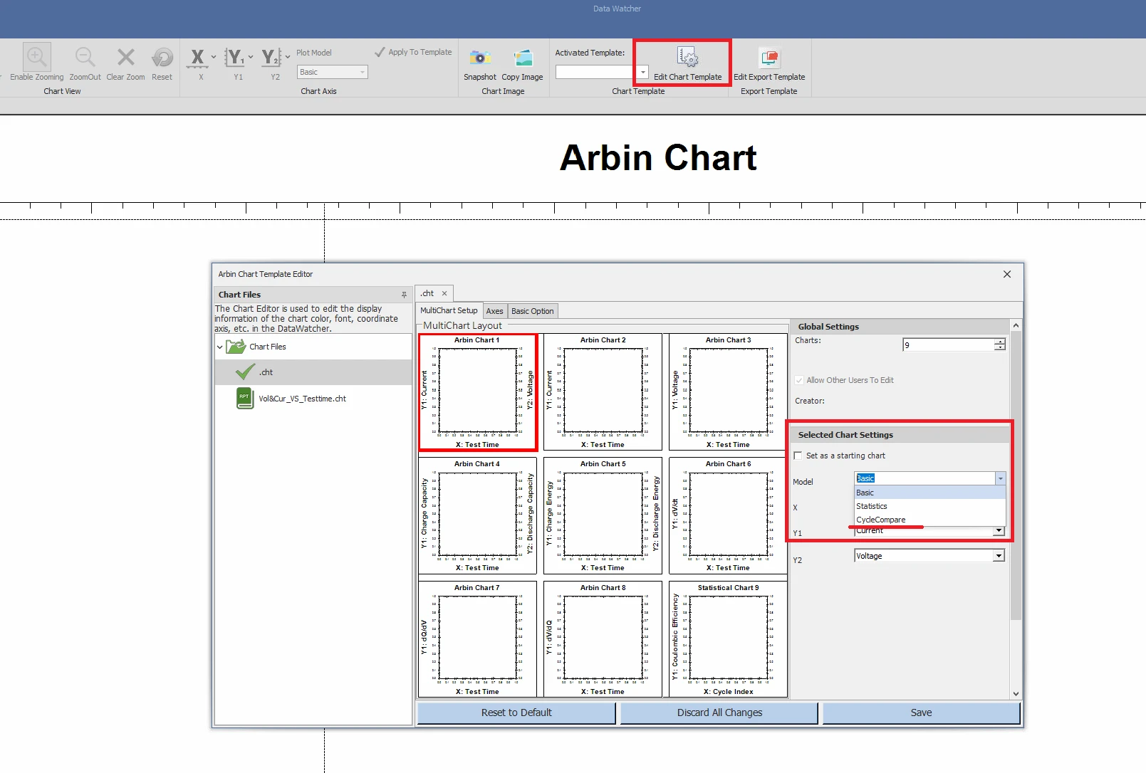 arbin data watcher