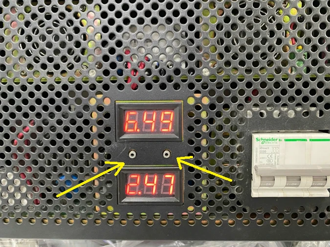 arbin machine with spsturn on the switching power supply 2