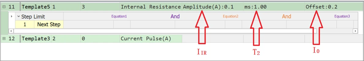 internal resistance ir measurement step