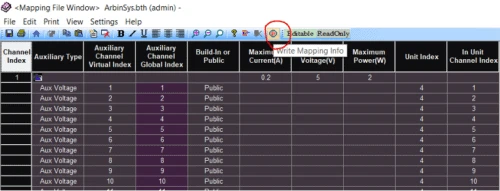 mapping file arbin