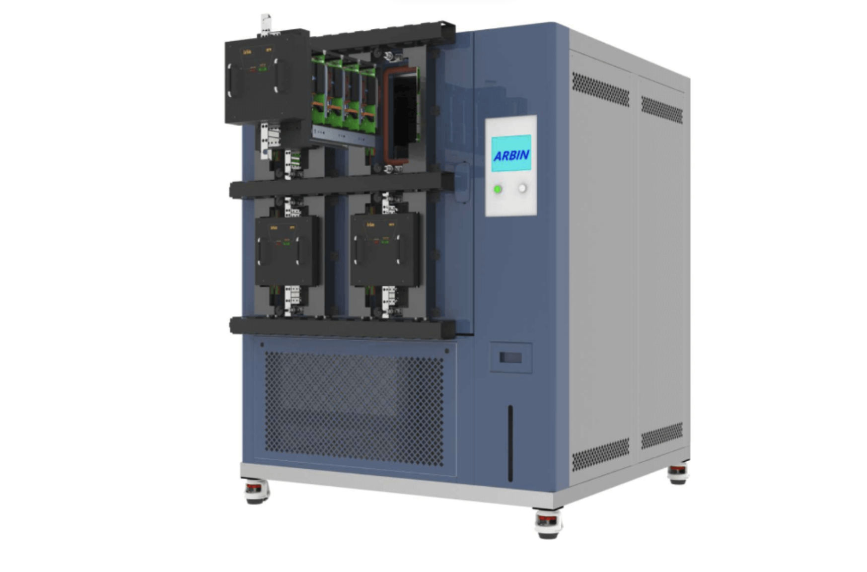 arbin smart battery tray with thermal chamber