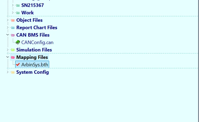 arbinsys map file