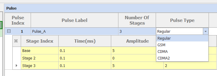 pulse type options