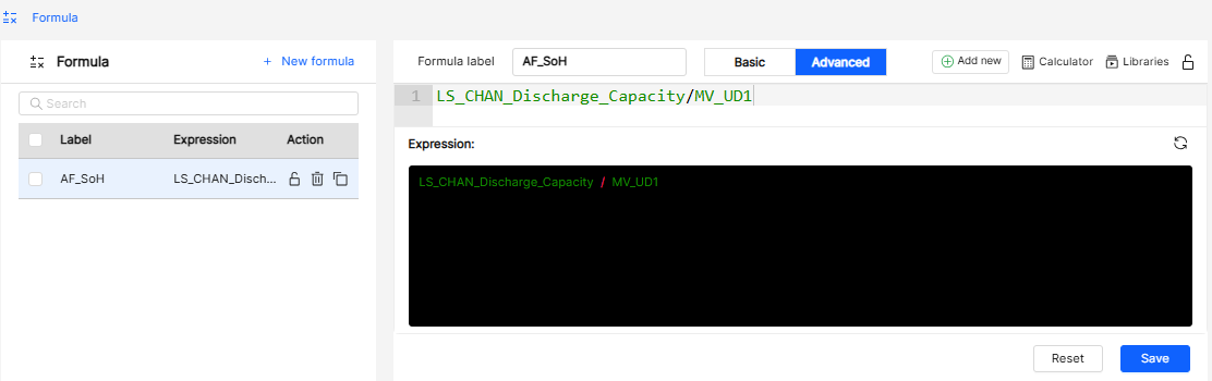 AF_SoH advanced formula in the MITS 11 global formula library