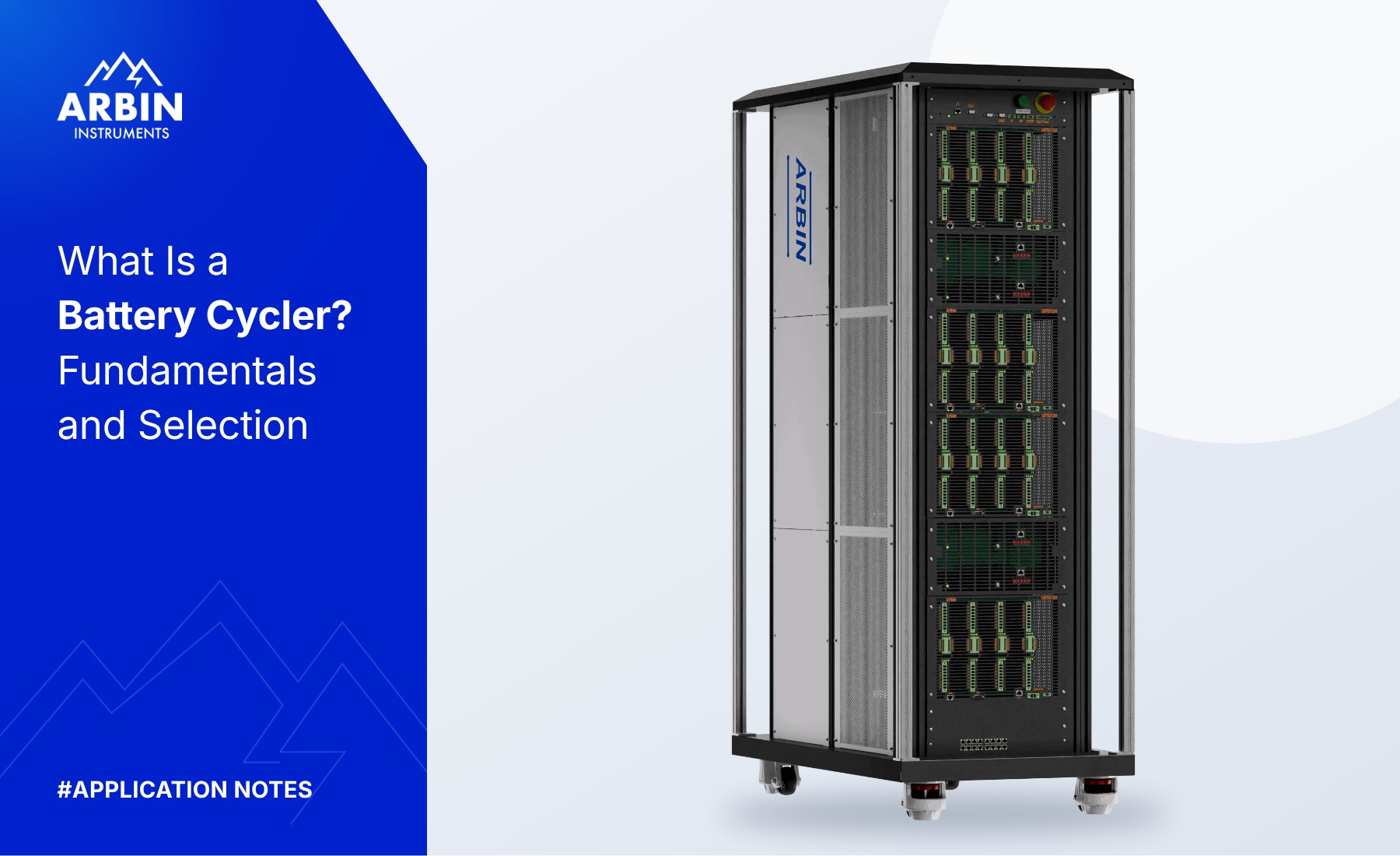 What is a battery cycler application note
