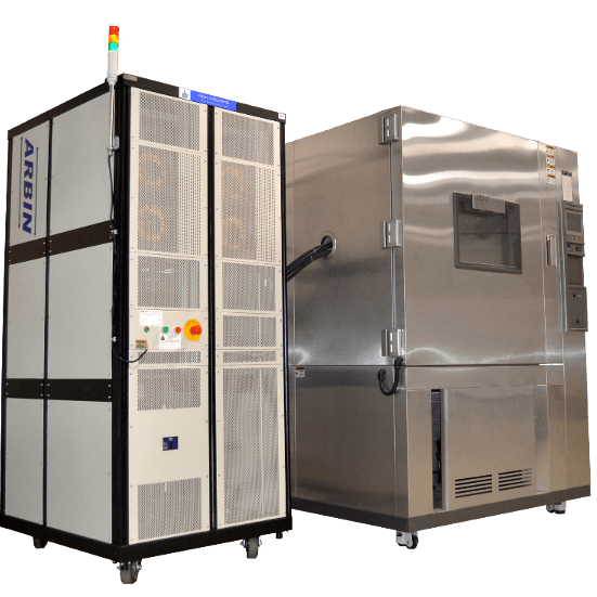 ELECTRIC VEHICLE BATTERY TESTING Arbin RBT with Temperature Chamber